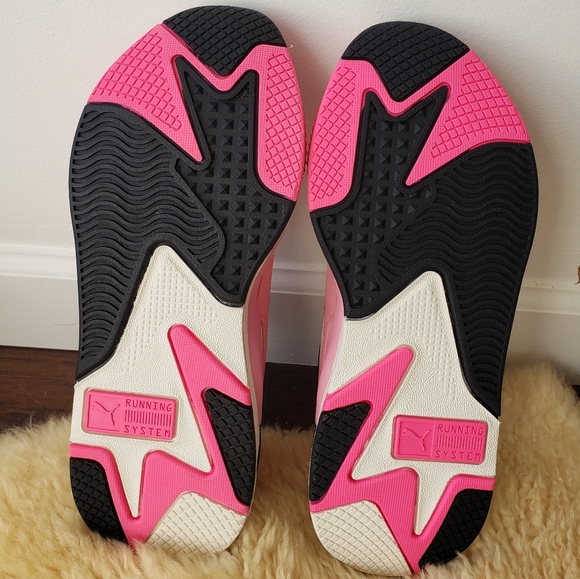 RS-X3 Puzzle Sneaker in Rapture Rose/Peony/Whisper - Picture 6 of 6